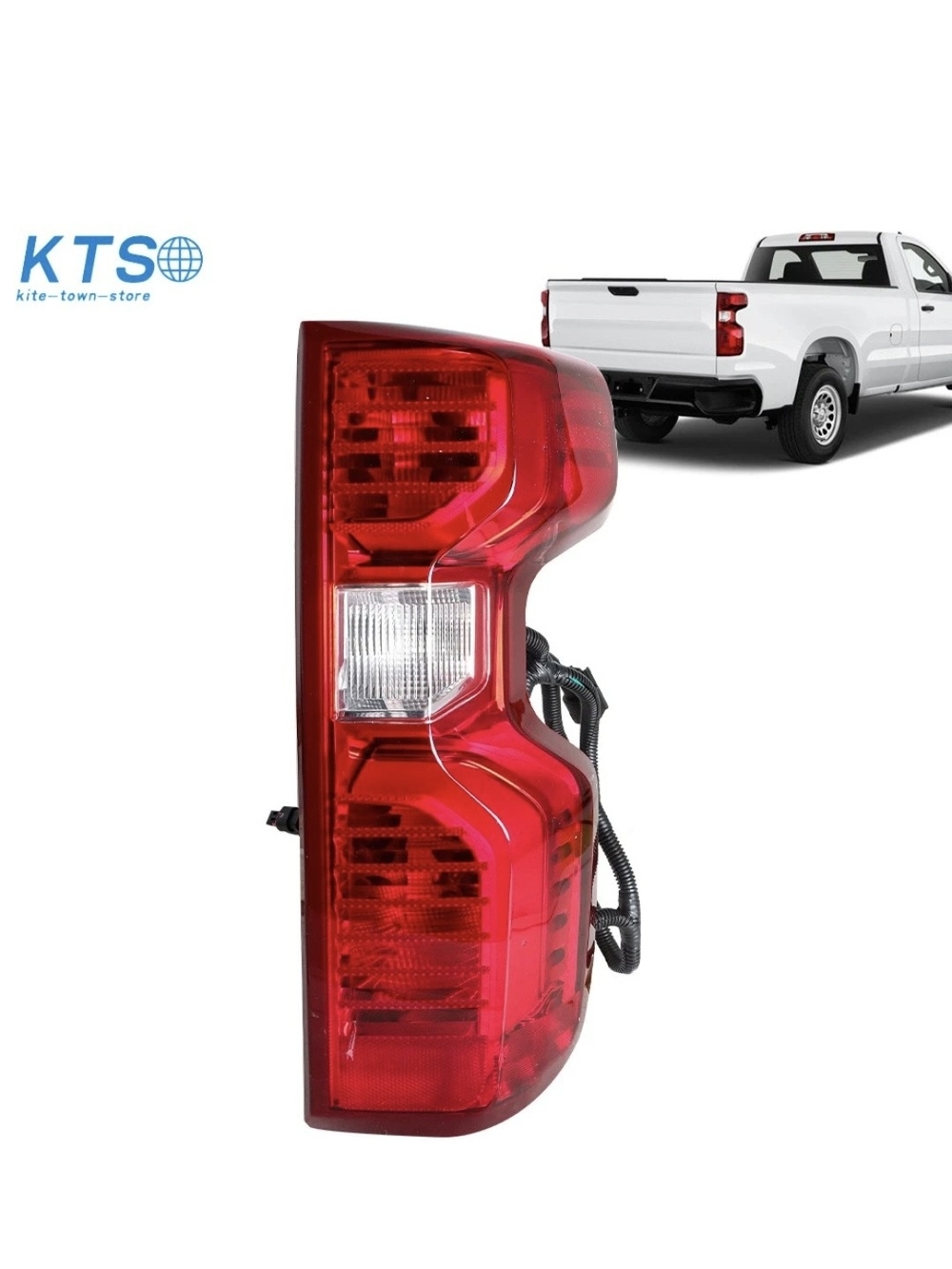 For Chevy Silverado 1500 2019-2021 Tail Light Halogen Lamp Passenger Right Side